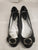 Bertha -- Women's Flat Shoes -- Black Croc Print