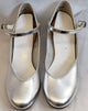 Blaine -- Women's Instep Strap Character Shoe -- Silver