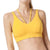 Blake -- Women's Sports Bra with Strappy Back -- Yellow