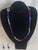Cataleya -- Women's 2Pc. Handcrafted Necklace/Earrings -- Blue MultI
