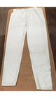 Chantilly -- Women's Fashion Leggings -- White Shiny