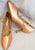 3" Charisse -- Women's Flare Heel Standard Ballroom Shoe -- Tan Satin