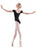 Chelsey II -- Women's Short Sleeve Leotard -- Tall Torso -- Black