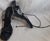 4" Chic II -- Women's Ankle Wrap Sandal -- Black Patent/Silver Heel