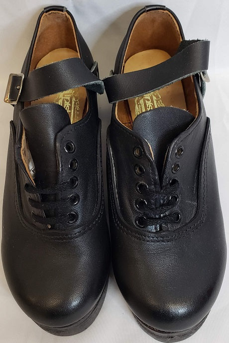 Ciara -- Children's Green Jig Shoe -- Black 1.5M