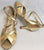 2.5" Claudette -- Latin Sandal -- Gold/Ivory