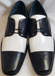 Damian -- Men's Dress Oxford -- Black/White