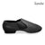 Daniel -- Leather Split Sole Jazz Shoe Slip-on, Suede Sole -- Black