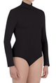 Darsey -- Women's Long Sleeve Turtleneck Leotard -- Black