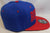 Derrick -- Snapback Boston Baseball Cap -- Royal Blue/Red