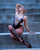 3.3" Demi -- Women's Lace-Up Rhinestone Boots -- Black Suede