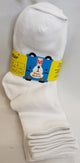 Drew -- Children's Ankle Socks -- 3Pr Pack -- White