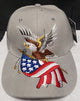 Eagle -- Acrylic Baseball Cap -- Light Grey