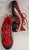 Electron -- Split Sole Dancesneaker -- Red/Silver