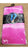 Emersyn -- Women's Nylon Fashion Tights -- Hot Pink Tye Dye