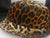 Erin -- Unisex Cotton Fedora -- Black/Tan Cheetah