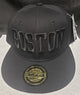 Ernest -- Snapback Boston Baseball Cap --Black