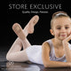 Passe Jr. -- Children's Leather Full Sole Ballet Drawstring Free -- Pink