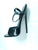 6.5" Forplay -- Women's Fetish Sandal -- Black Patent