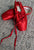 Futura -- Pointe Shoe -- Red Satin