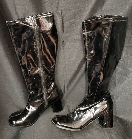 3" Gogo -- Women's Dress Boot -- Wide Calf -- Black Patent 3" Gogo -- Women's Dress Boot -- Wide Calf -- Black Patent