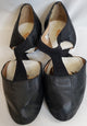 1" Grecian -- Elasto-Split Teaching Shoes -- Black