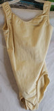 Hana -- Women's Sweetheart Tank Leotard -- Butter
