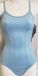 Hattie IIII -- Women's Silkskyn Camisole Leotard -- Tall Torso -- Sky Blue