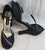 3.38" Hilda -- Closed Back/Open Toe Ballroom Shoe -- Black Satin