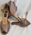 3.38" Hilda -- Closed Back/Open Toe Ballroom Shoe -- Bronze Satin