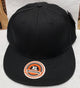 Ian -- Poly Fitted Baseball Cap -- Black