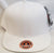 Ian -- Poly Fitted Baseball Cap -- White