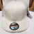 Ian -- Poly Fitted Baseball Cap -- White
