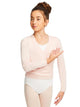 Isla -- Children's Long Sleeve Wrap Sweater -- Pink