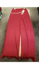 Indigo -- Women's Poly Gold Chain Pants -- Claret