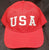 Josiah -- Acrylic USA Baseball Cap -- Red