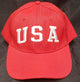 Josiah -- Acrylic USA Baseball Cap -- Red