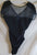 Kainoa -- Women's Lace Short Sleeve Leotard -- Black/Blue