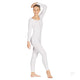 Kalia -- Women's Long Sleeve Unitard -- White