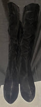 6" Kara -- Women's Platform Fringe Dress Boot -- Black Velvet