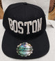 Keith -- Snapback Boston Baseball Cap -- Black/White
