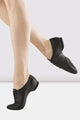 Kelly -- Split Sole Jazz Shoe, Suede Sole Patch -- Black