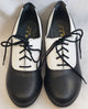 1.25" Kirsten I -- Leather Sole Oxford -- Black/White