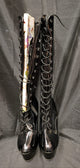 6" Kiss -- Women's Granny Style Dress Boot -- Black Patent
