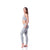 Kledia -- Cozy Sports Bra and Pockets Legging Set -- Grey