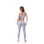 Kledia -- Cozy Sports Bra and Pockets Legging Set -- Grey