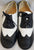 Giordano Swing Jazz -- Spectator Suede Sole Tie -- Black/White