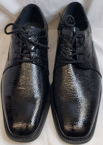 Lamar -- Men's Dress Oxford -- Black Cambridge