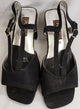 3.5" Leighton -- Women's Dress Sandal -- Black Faille