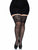Leilani -- Women's Spandex Sheer Thigh Highs with 5 inch Silicone Stay Up Lace Top
